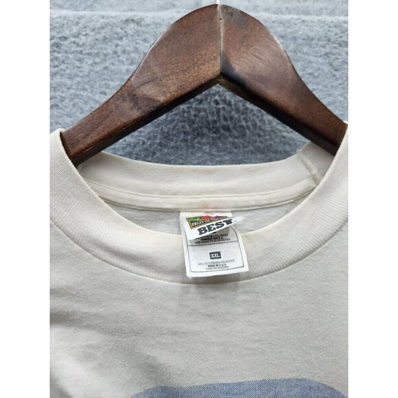 Vintage Single stich Fruit Of The Loom XXL Graphic Tee With Polar Bear Print In - Picture 7 of 9
